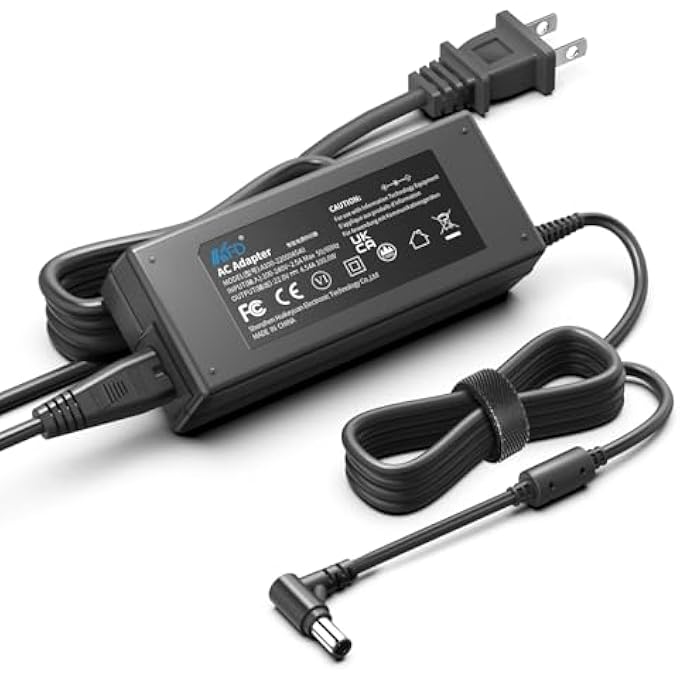 rayihni شاحن محول 22 فولت تيار متردد/تيار مستمر لجهاز سامسونج أوديسي G7 LC32G75TQSNXZA LC32G73TQSRXXU LC27G75TQSRXXU أوديسي G6 LS32BG650EUXXU S34E790C S29E790C C27HG70 LC27HG70QQNXZA كابل طاقة شاشة الألعاب - Image 1