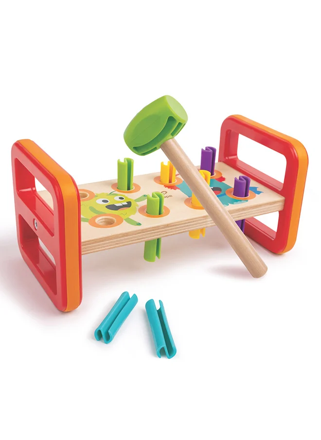 هيب Monster Match 'N' Smash Hammer Bench 10-Piece
