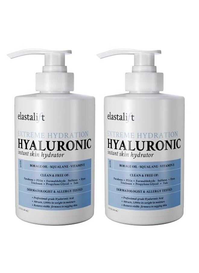 elastalift - Hyaluronic Acid Face & Body Cream Moisturizer Antiaging Skin Care Body Lotion W/ Hyaluronic Acid Coconut Oil Squalene For Wrinkles Sagging Skin & Dry Skin 15 Oz (Pack Of 2) - Image 1