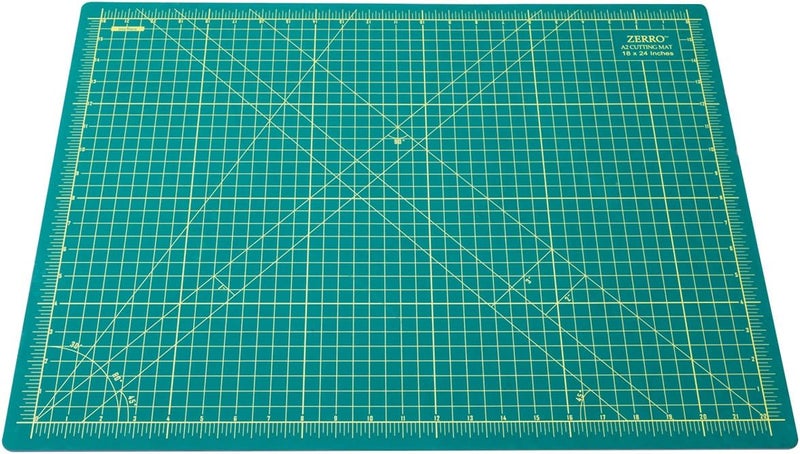 ZERRO Cutting Mat 18" x 24" Self Healing Professional Double Sided Sewing Rotary Mat Thick 5-Layer with Imperial/Metric (A2) - Image 2