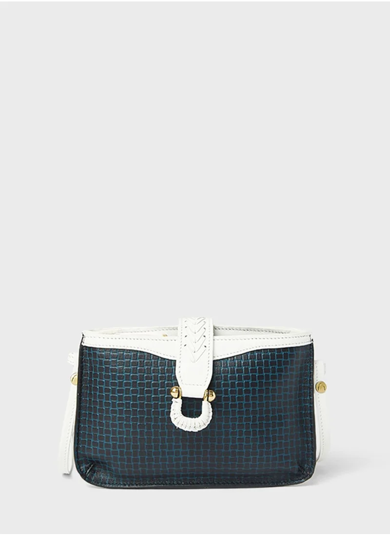 Hidesign Frieda Textured Crossbody Bag
