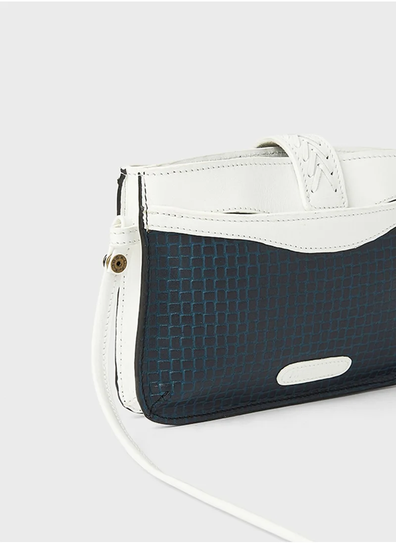 Hidesign Frieda Textured Crossbody Bag