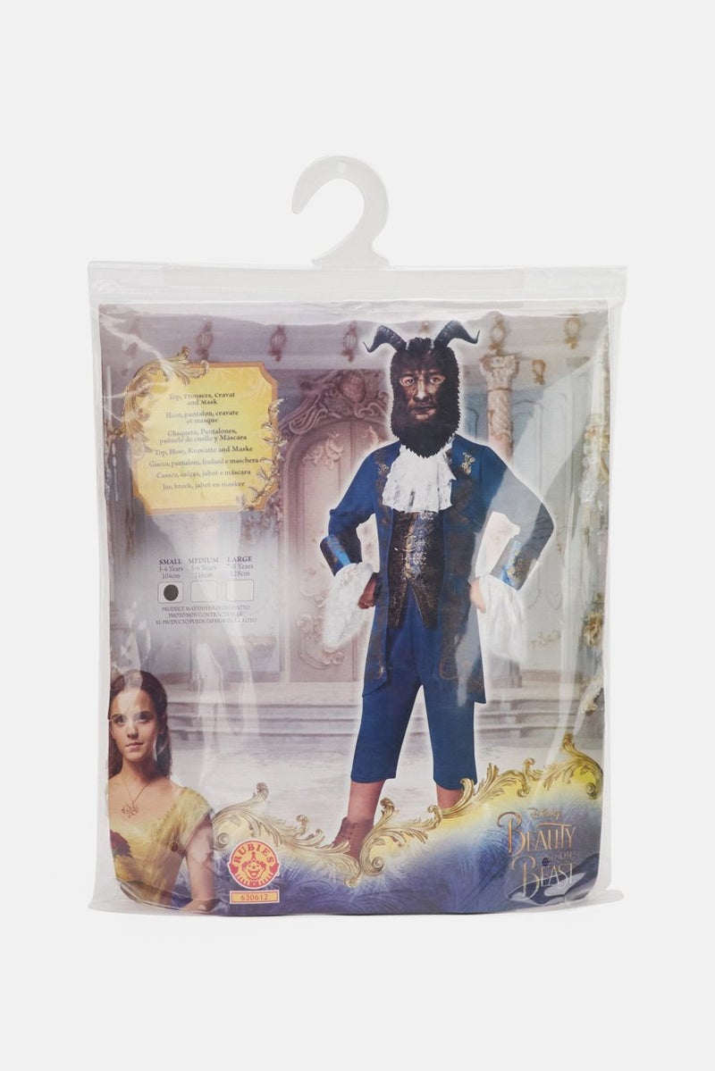 Rubies Live Action Beast Halloween Costume, Navy - Image 1