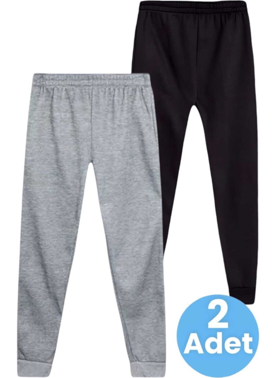 Mood Agenda Kids Elastic Waist Jogger Sweatpants Set of 2  - Image 1