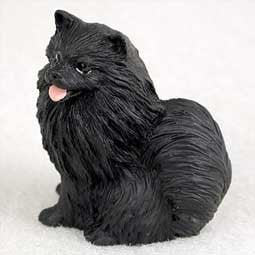 Conversation Concepts Pomeranian Miniature Dog Figurine Black
