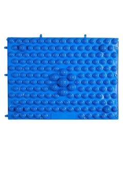 Generic Acupressure Foot Massage Mat, Acupressure Mat Reflexology Walking Toe Plate Massage Pad, Relief Muscle Fatigue,  Bathroom Yoga Anti-Slip Outdoor Game (Blue)  - Image 2