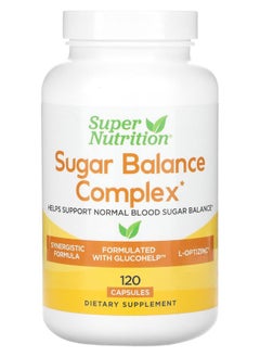 Super Nutrition Sugar Balance Complex 120 Veggie Capsules 