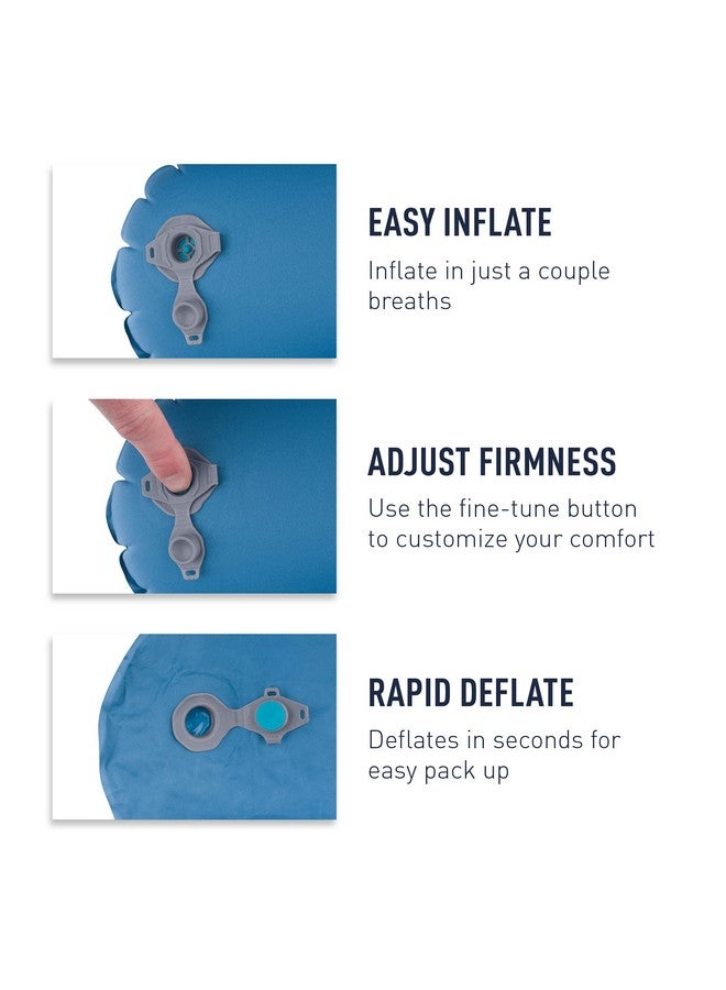 Sea to Summit Aeros Traveler Pillow, Ultralight (Aqua) - Image 3