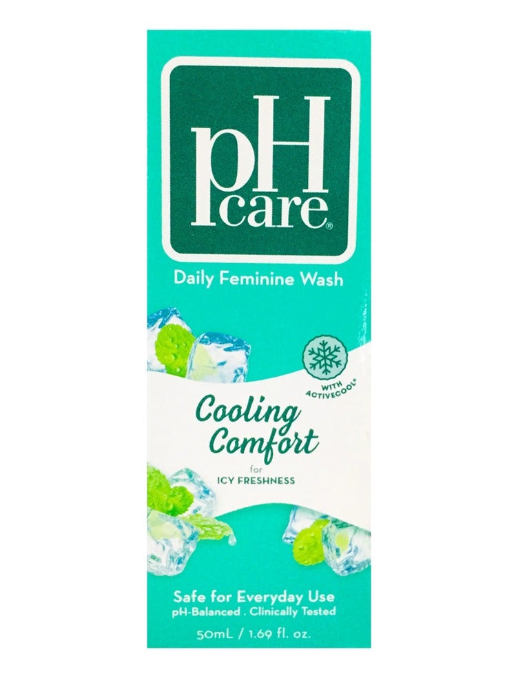 Ph Care Cooling Comfort Daily Feminine Wash 50ml - Image 1