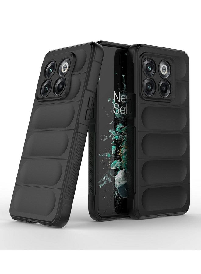 ZAPCASE غطاء خلفي من زابكيس لجهاز OnePlus 10T | متوافق مع غطاء خلفي لجهاز OnePlus 10T | غطاء سحري من السيليكون السائل مع حماية الكاميرا | أسود - Image 1