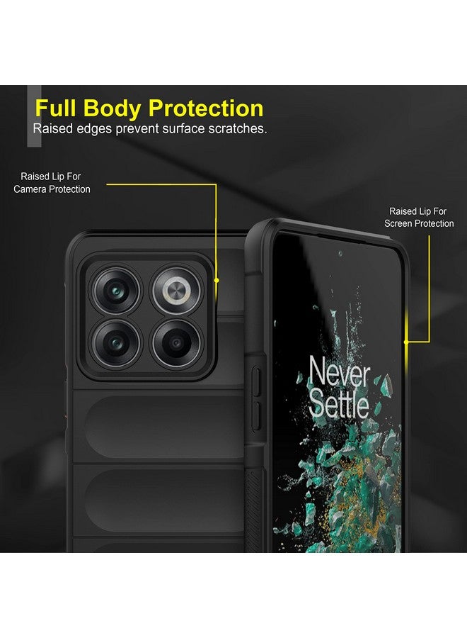 ZAPCASE غطاء خلفي من زابكيس لجهاز OnePlus 10T | متوافق مع غطاء خلفي لجهاز OnePlus 10T | غطاء سحري من السيليكون السائل مع حماية الكاميرا | أسود - Image 3