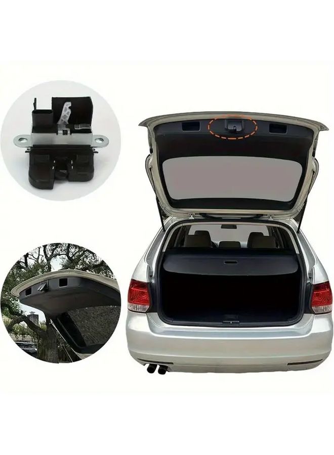 قطعة واحدة قفل باب صندوق السيارة قفل الباب الخلفي المتقلب لموديلات Golf 5 6 GTI - Image 5