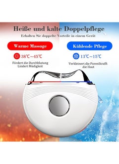 DAREU EMS Gua Sha Facial Massager – Anti-Aging Microcurrent Therapy, Red, Blue & Purple Light, 3-Level Vibration, Heat & Cold Compress, Skin Tightening and Wrinkle Reduction  - Image 5