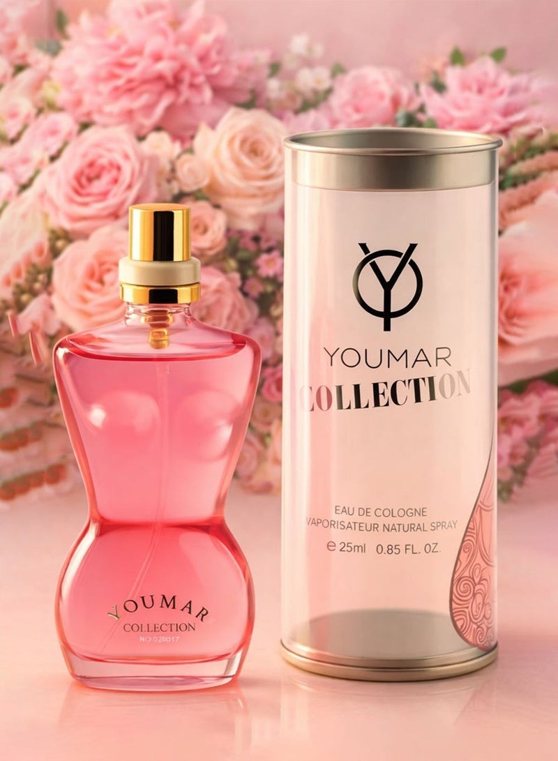 Youmar Collection No. 020017 Long Lasting Women’s Perfume – Eau de Cologne 25ML - Image 4