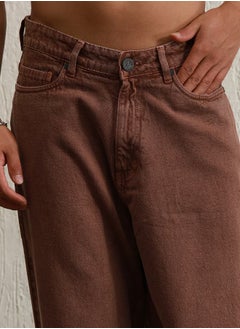 Hubberholme Relaxed Fit Mid Rise Distressed Jeans by Styli  - Image 3