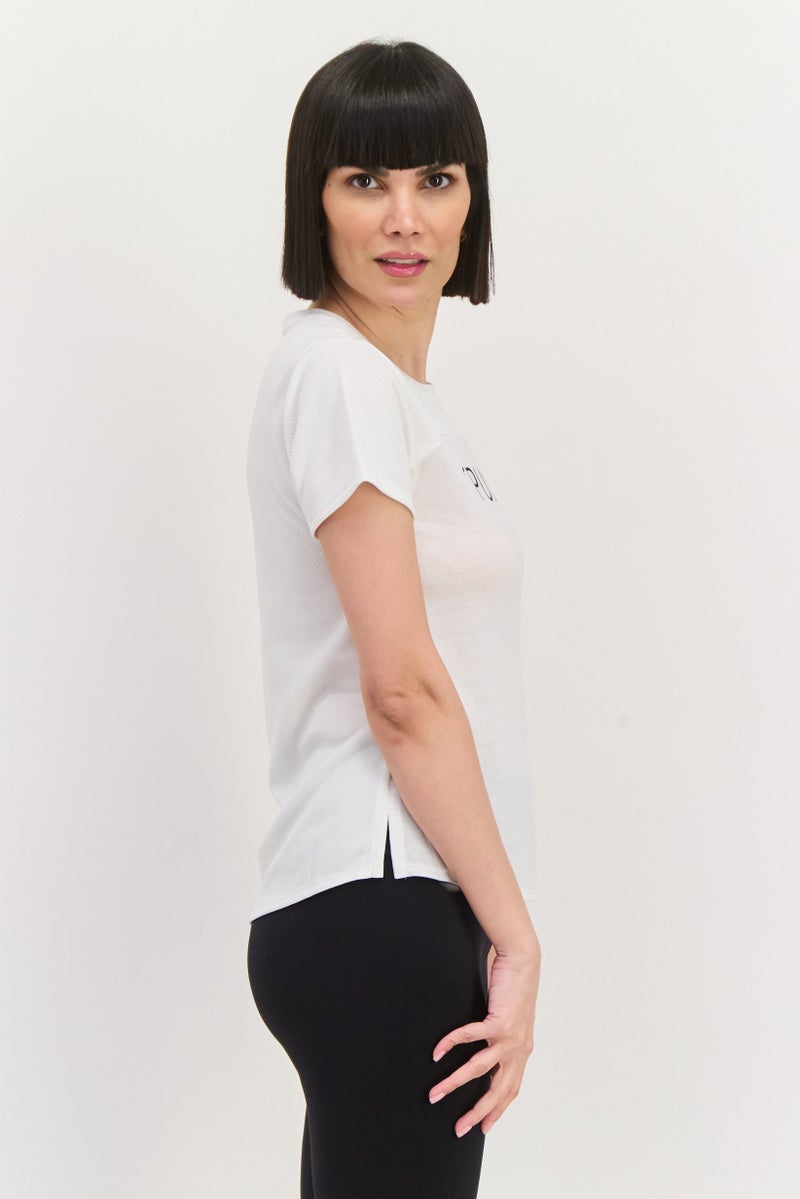 PUMA Women Sportswear Fit Short Sleeves Training Top, White - Image 2