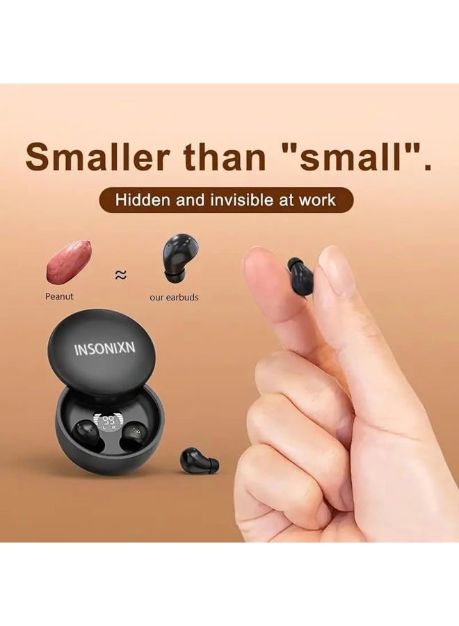 INSONIXN سماعات الأذن SK26 للنوم، سماعة بلوتوث لاسلكية، أصغر سماعات أذن مخفية، بيضاء - Image 3