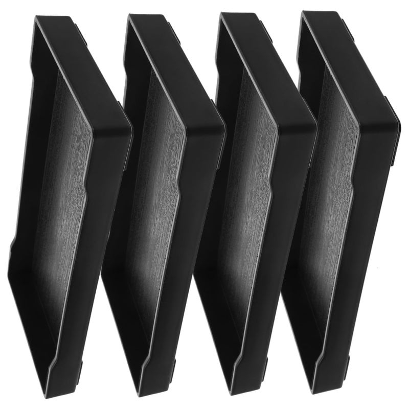 4Pcs Rectangular Bathroom Organizer Tray Storage For Toiletries Makeup Soap Space Saving Design - Image 2