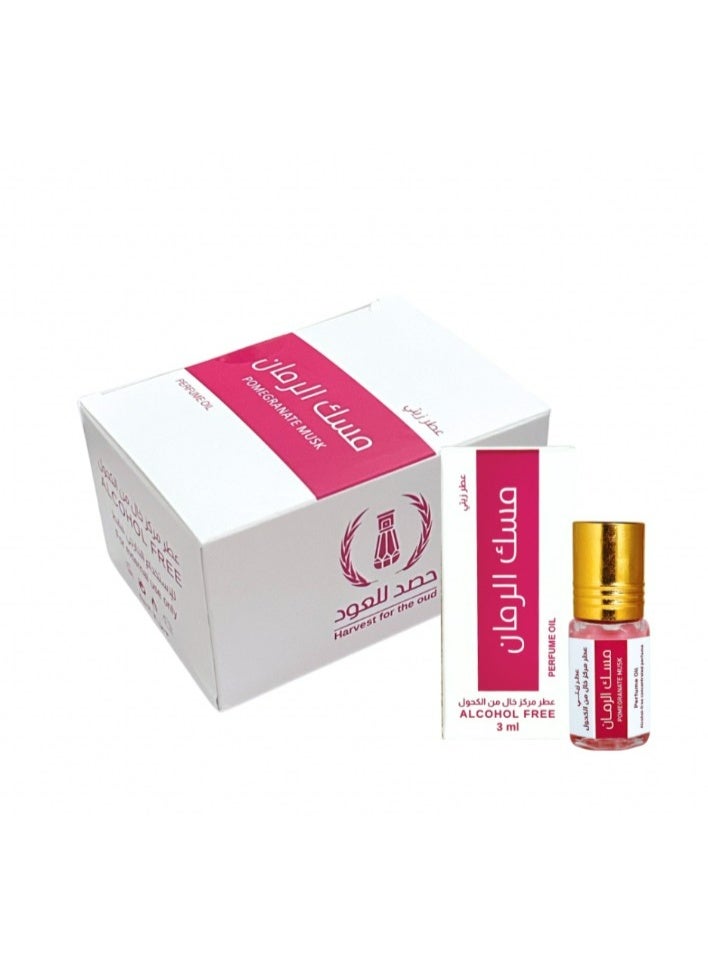 حصد للعود بوكس توزيعات  مسك الرمان - 12 عبوة بالداخل - Image 1