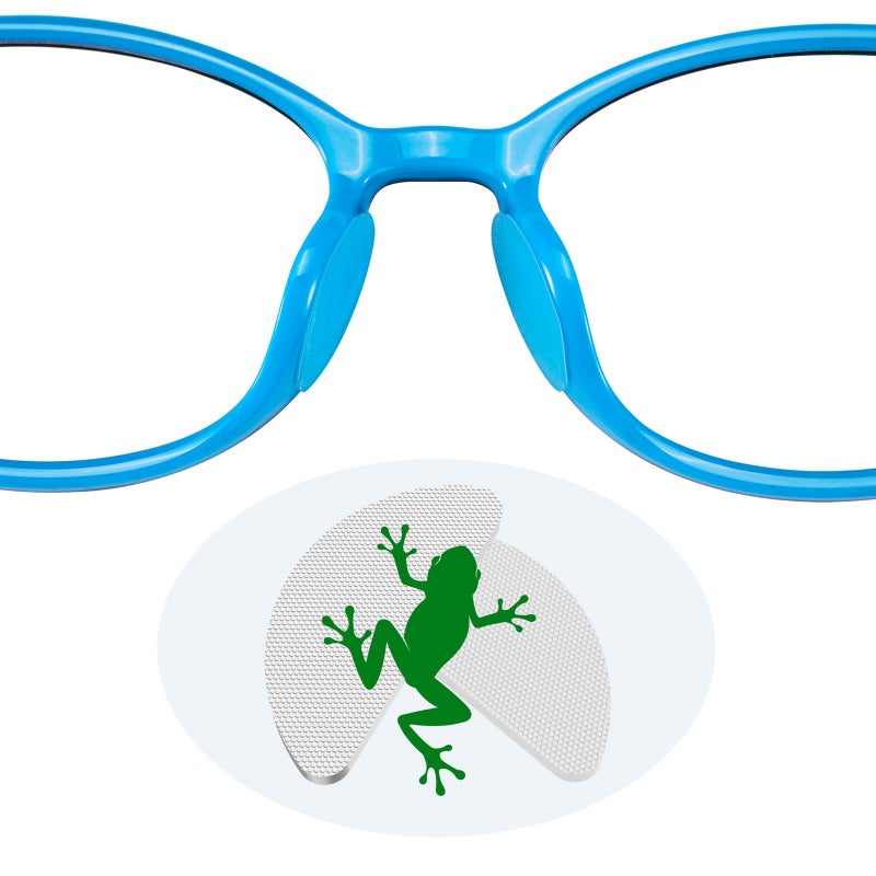 Fusanwin 06mm UltraThin AntiSlip Eyeglass Nose Pads Thousands of FrogInspired Microstructured Fibers Soft Adhesive Silicone Nose Pads Glasses Nose Pad for Glasses Sunglasses 10 Pairs Clear - Image 3