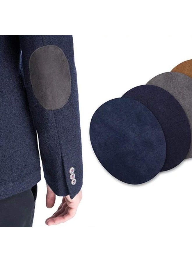 klarako 25 Pcs Iron On Patches,Oval Suede Cowhide Elbow Patches Elbow Knee DIY Repair Patches for Sweater Repair Crafts Repair Kit - Image 1