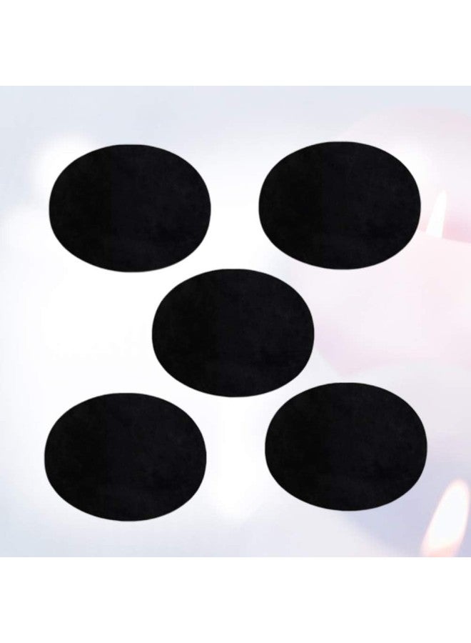 klarako 25 Pcs Iron On Patches,Oval Suede Cowhide Elbow Patches Elbow Knee DIY Repair Patches for Sweater Repair Crafts Repair Kit - Image 2