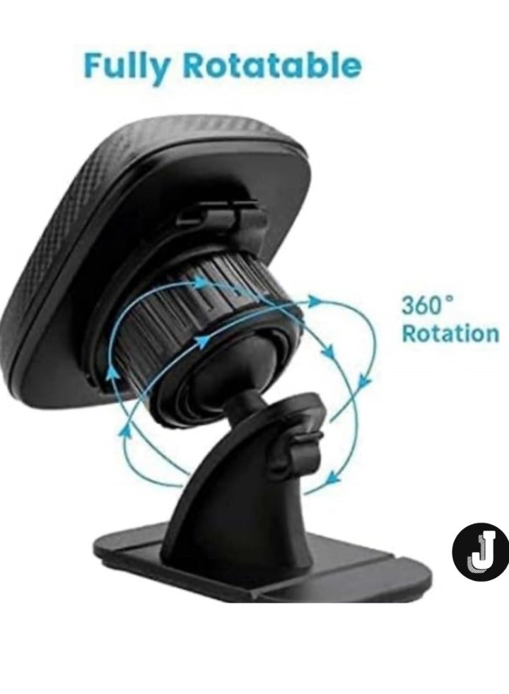 JAJEEK 2-in-1 Magnetic Car Holder – Universal Dashboard & Air Vent Phone Mount for iPhone, Android & More - Image 3