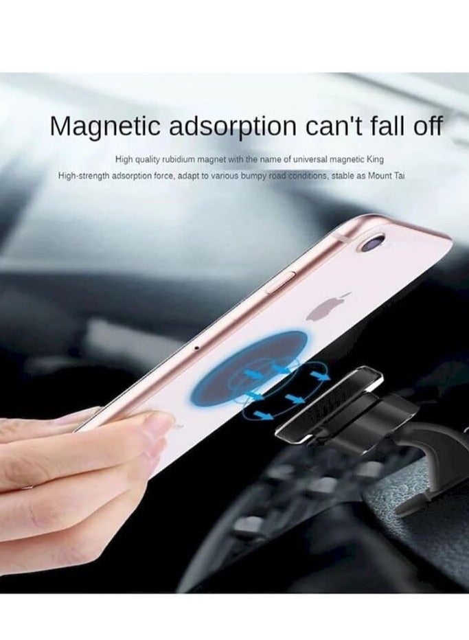 JAJEEK 2-in-1 Magnetic Car Holder – Universal Dashboard & Air Vent Phone Mount for iPhone, Android & More - Image 5
