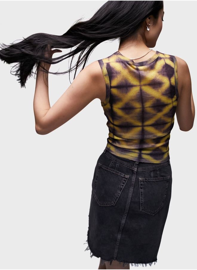 TOPSHOP - Printed Tank Top - Image 1