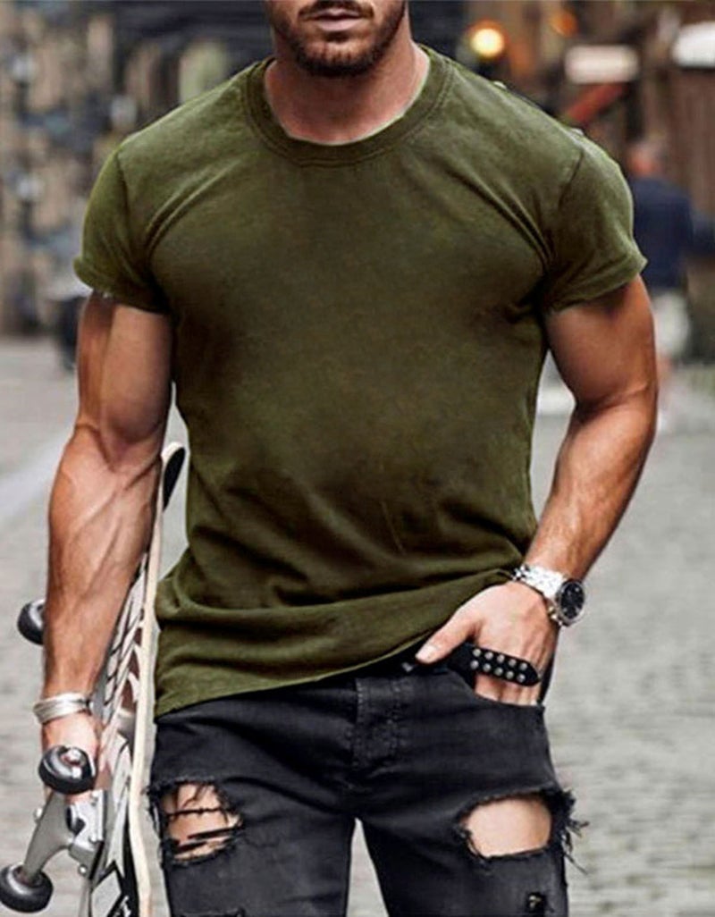 تيشيرت كاجوال رجالي بأكمام قصيرة - Image 2