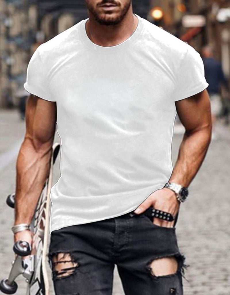 تيشيرت كاجوال رجالي بأكمام قصيرة - Image 3