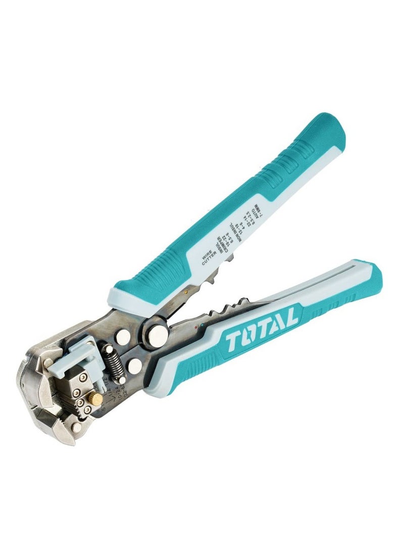 TOTAL - TOTAL Automatic Wire Stripper 3 in 1 Tool for Precise Wire Stripping, Cutting & Crimping THT15246 - Image 1