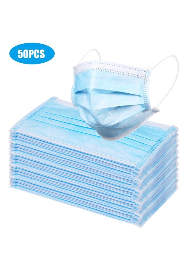 NIBEMINENT 50-Piece 3-Layer Disposable Face Mask - Image 3