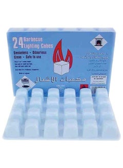 co arma 24 Cubes Lighter Cubes Made of Eco-Friendly Materials Smoke and Odor Free Suitable for Grills and Fireplaces  - Image 2