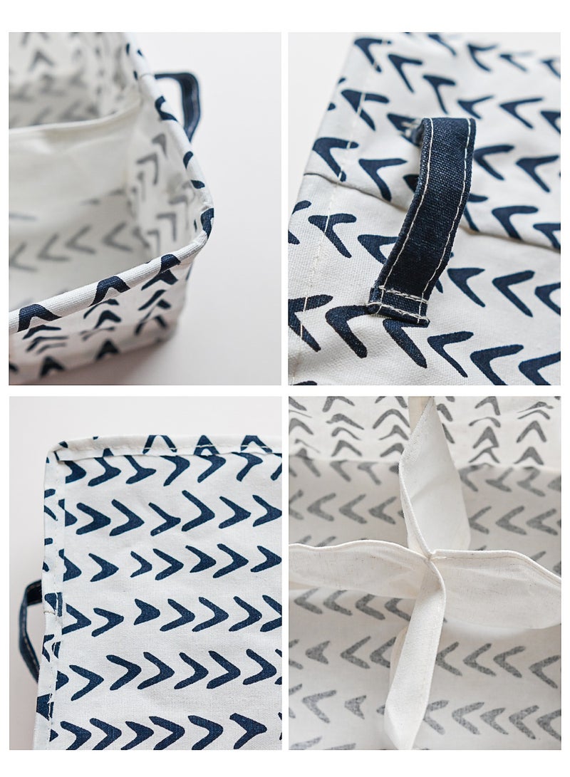 Foldable Four-square grid storage box Underwear Storage Box Multicolor 20x11cm Arrow - Image 5