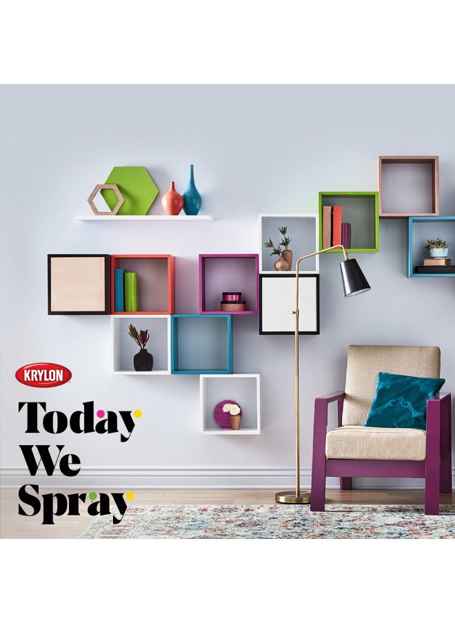 KRYLON - Krylon I00601 Marbelizing Spray Decorative Finishes, Black Lava, 4 Ounce Krylon I00601 Marbelizing Spray Decorative Finishes, Black Lava, 4 Ounce - Image 1