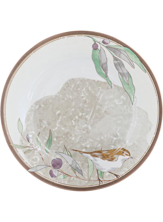 Alsaif Porcelain Dinner Serving Set 24 Pieces White - Image 4