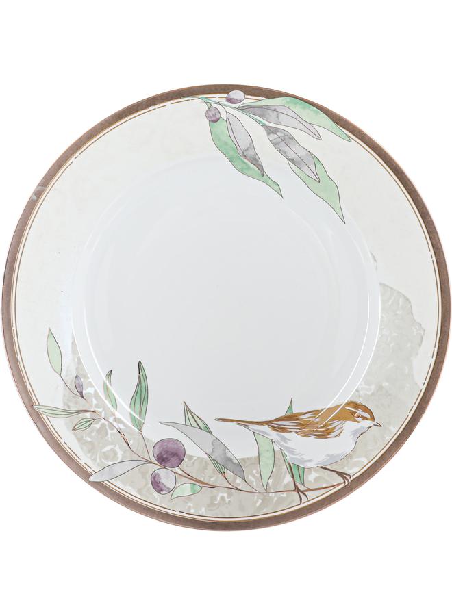 Alsaif Porcelain Dinner Serving Set 24 Pieces White - Image 5