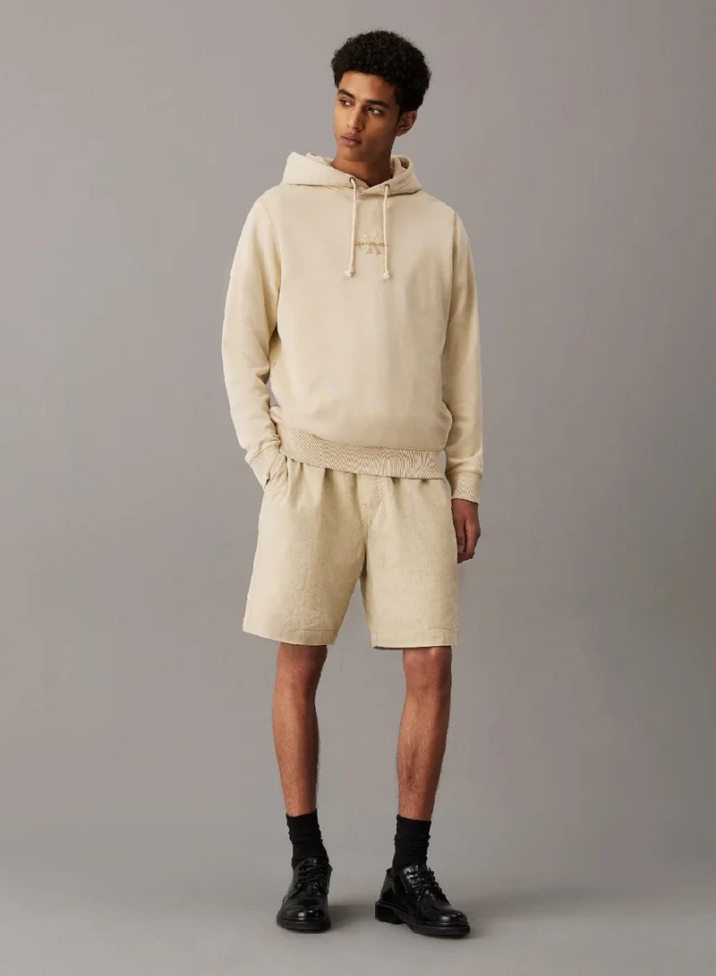 Calvin Klein Jeans  Textured Cotton Shorts for Men | Best Price UAE