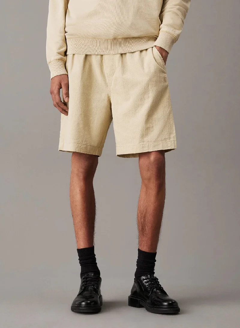 Calvin Klein Jeans Textured Cotton Shorts