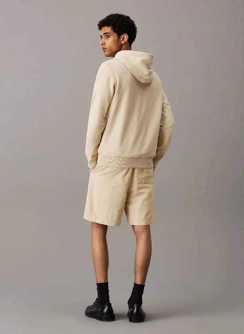 Calvin Klein Jeans Textured Cotton Shorts