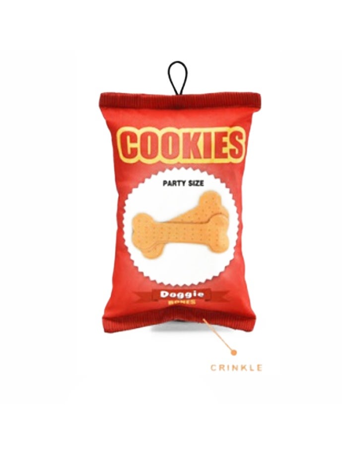 Naomi Naomi Crunchy Squeak Bag Chew Toy 