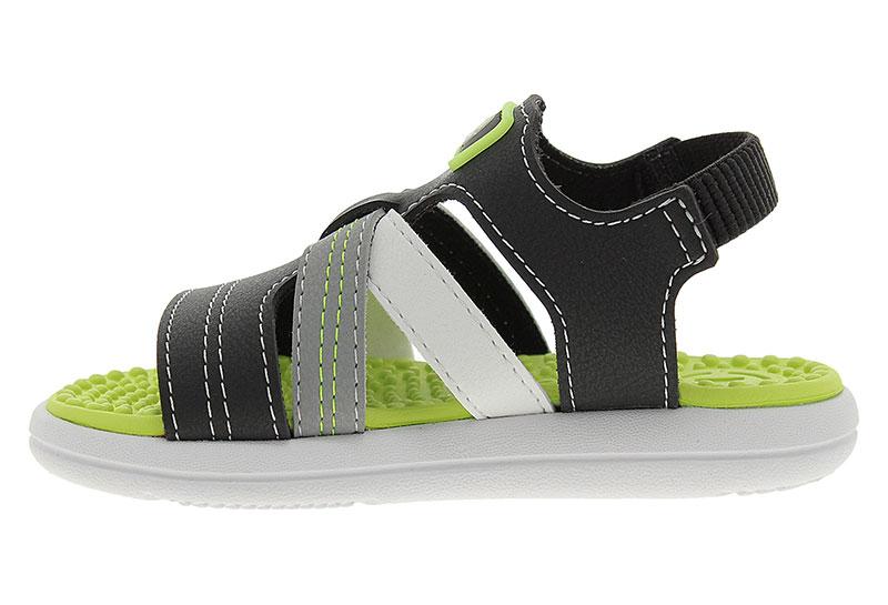 Molekinho Infant Boys Sandals With Back Strap Black | Made In Brazil - Image 4