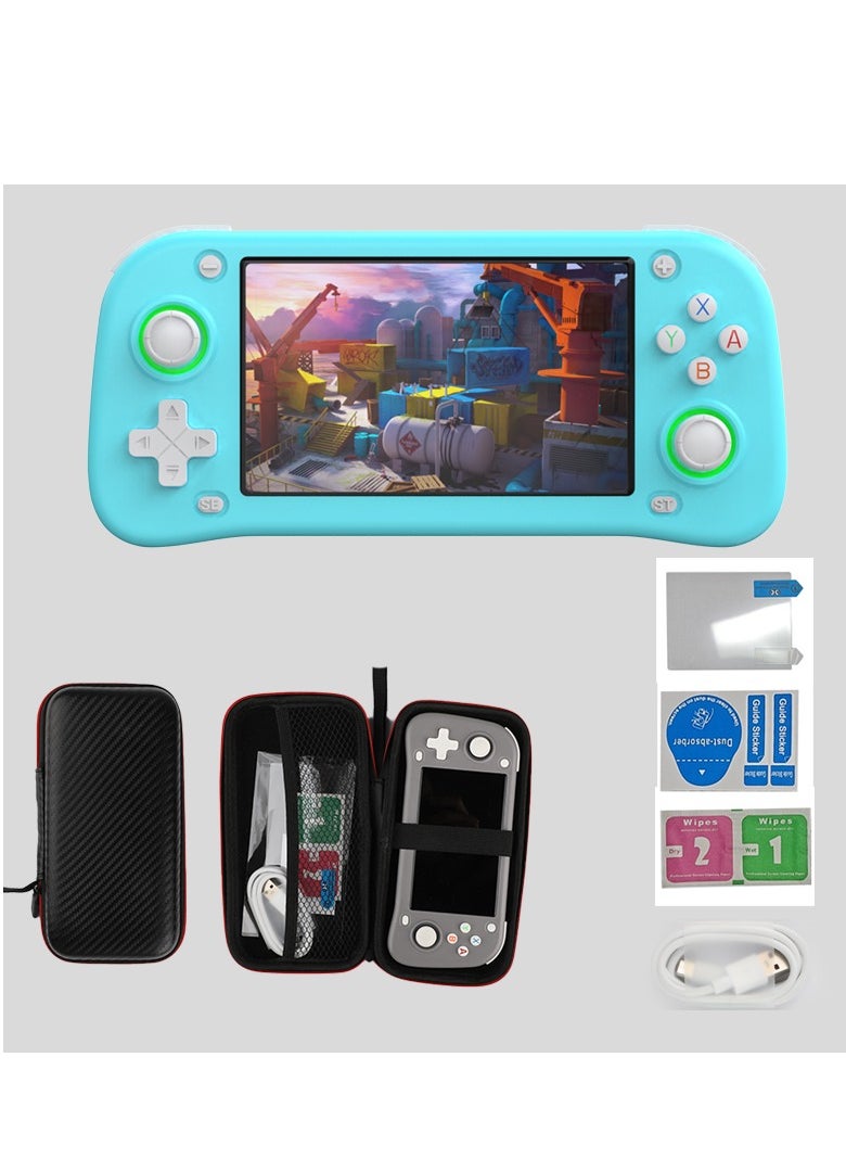 B NEW - 2025 XF43 Retro Handheld Game Console, 4.3” IPS Screen, Hall Joystick & Triggers, RK3128 Gaming Chip, 3000mAh Battery, 30+ Emulators with preload game, HDMI 1.4 Output, Ergonomic Design - Image 1