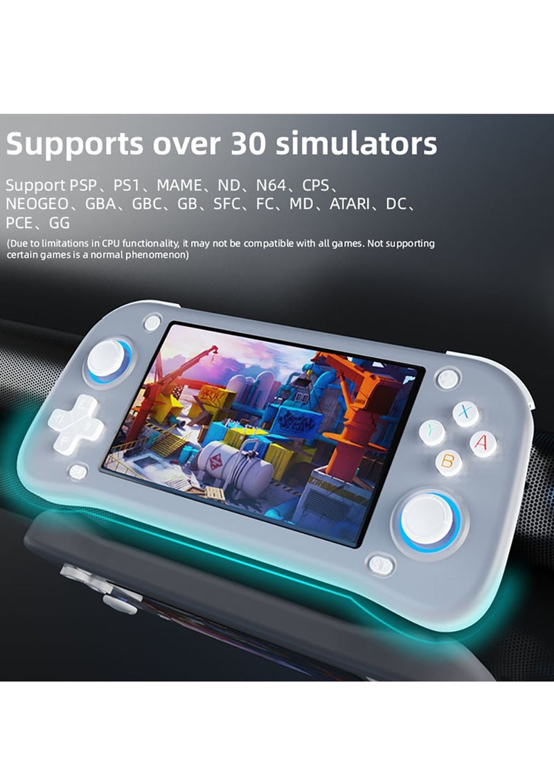 B NEW - 2025 XF43 Retro Handheld Game Console, 4.3” IPS Screen, Hall Joystick & Triggers, RK3128 Gaming Chip, 3000mAh Battery, 30+ Emulators with preload game, HDMI 1.4 Output, Ergonomic Design - Image 1