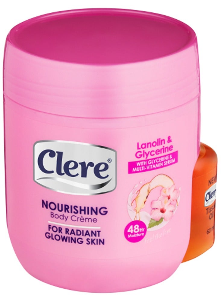 CLERE Lanolin And Glycerin Body Cream White 400ml - Image 2