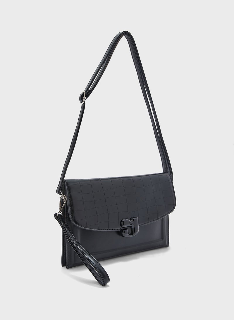 ELLA Quilted Clutch Bag  - Image 3