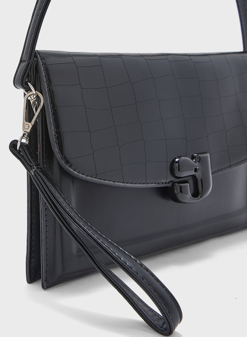 ELLA Quilted Clutch Bag  - Image 4