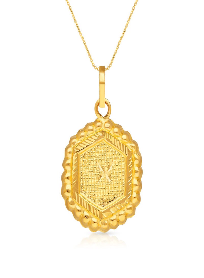 Malabar Gold and Diamonds 22 Karat 916 Purity Gold Pendant PDKER10305Y - Image 1