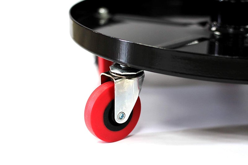 Maxshine Adjustable Mechanic Rolling Creeper Seat Pneumatic Chair Tray for Detailing Garage - Image 5